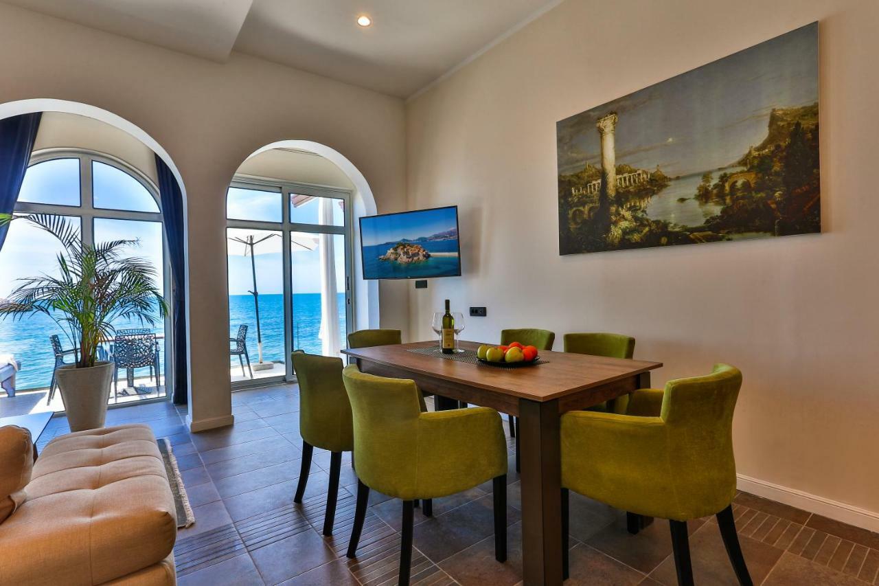 Apartments Sunset Beach Sveti Stefan Exterior foto
